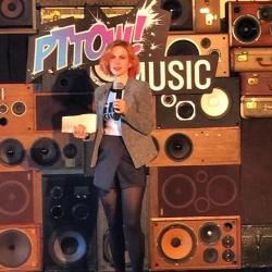paramoreupdates:  Hayley was a keynote speaker at PTTOW!’s Music Summit yesterday in California&ldquo;Consider your consumers as fans. My barometer is… What will Paramore fans think?”