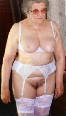 Hereâ€™s an old granny in very sexy lingerie!Find YOUR Sexy Granny Here!