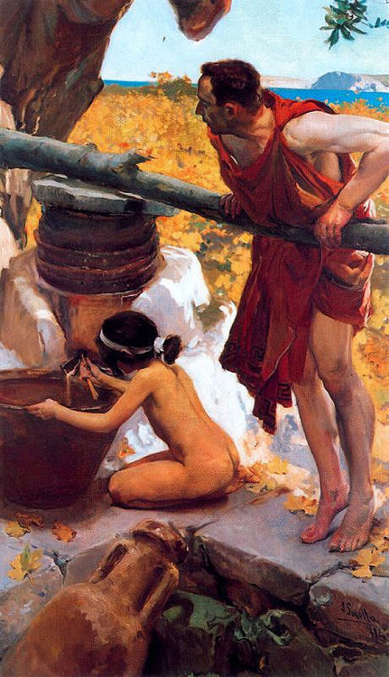 joaquin-sorolla: The press, 1896, Joaquín Sorolla Medium: oil,canvas 