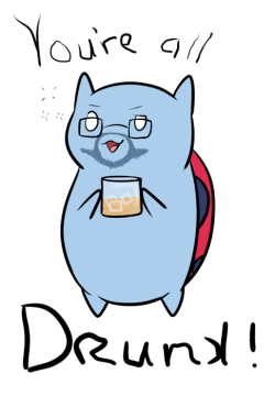 pneumanic:  i have not the faintest idea what that drink is, but i’m just going to go with it cat bug burnie from rtaa #93. 