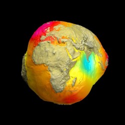 The Potsdam Gravity Potato #nasa  #apod  #champ #Grace #gfz #dlr #space #astronomy