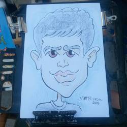Caricatures at Dairy Delight.  (at Dairy Delight Ice Cream)
