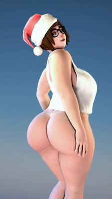 dentol-sfm:  Have a [Redacted Mei pun] Christmas  Simple butt pose with heavily improved Mei model by @nodusfm, thanks for letting me test it out. Although you can’t see it, Nodu got rid of that horrible neck seam from the other Mei model.  He’s