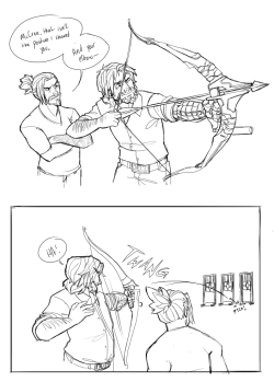 jayreichman:  It was @jamiekinosian‘s borfday last week! These two together are her favorites so I gave her the gift of McCree embarrassing the hell out of himself. You know Hanzo could have easily spared McCree’s feelings by pretending to not know