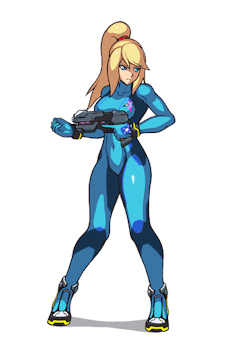 roymccloud: hybridmink:   Zero Suit Samus animated in the same style as Project: RUDRA. Please check out the trailer for it below!www.kickstarter.com/projects/h…Seemed like this was bound to happen eventually. It’s been a whole month and I haven’t