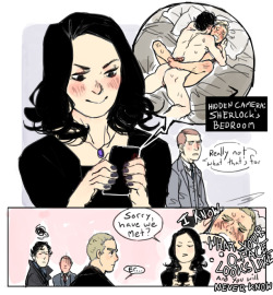 Anthea&rsquo;s seen everything~~~ For Let&rsquo;s Draw Sherlock&rsquo;s Anthea challenge :)))