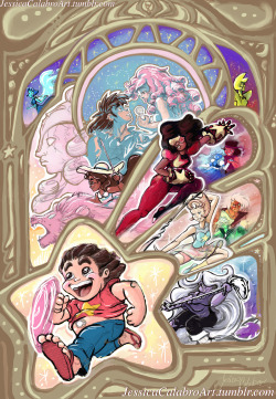 jessicacalabroart:  WOOOO Its summer time and ya know what that means?  Coloring fan art!!!!!! YAYAYAYAYAY!! Plus Ive been so excited with the new steven universe episodes! Freakin love them!! More fan art for various shows on the way :3 
