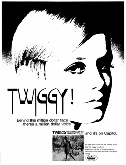 Twiggy - When I Think of You ad. 1967  twiggy may 1967 by Al Q on Flickr