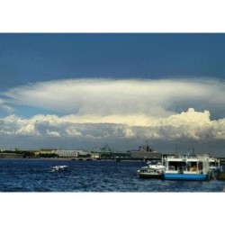 #Cloudporn &Amp;Amp; #Skyporn Over The Neva #River   #Clouds #Sky #Water #Wind #Colors