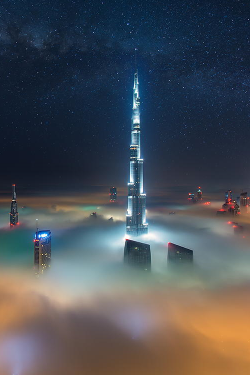visualechoess:  Dubai Galactica | By Daniel Cheong| 