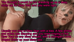 littlesissyslutcaptions:  HAPPY NEW YEAR SISSIES!Hundreds of Original Sissy Captioned gifs!Original cheating and cuckold captions!