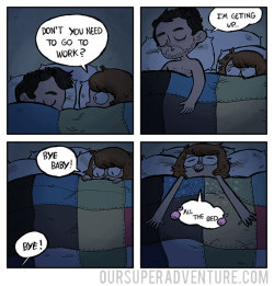 bearded-daddy:  boredpanda:    Artist Illustrates Everyday Life With Her Boyfriend, Shows That Love Is In The Small Things    Relationships goals at their finest…