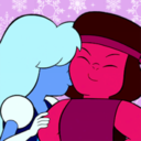 rupphired:  a lil mv dedicated to garnet, everyone’s favorite alien rock fusion of two tiny lesbians !!! garnet/estelle’s voice is Gorgest i love my mother