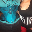Here are some gifs of me in my brand spankin' new corset from Dark Garden. 