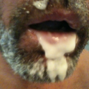 cumwiththat:  tunejunky:  big papa bear blows massive gooey load on a scruffy face