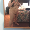 ssbbwhairycunt:  Some of you have asked to see me jiggle my belly. I don’t like my belly but.. Here you go! Enjoy! 