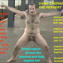 manflasher:  DAVID CHERIANO, crazy bitch and slut, has no shame or morals. Watch him take off ALL his clothes, get bareassed, barefoot totally nude on a busy NYC avenue in broad daylight. He walk up and down the street nude, even into the middle of the
