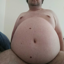 One of the sexiest men I know and a very good friend sent me this to show just how fat he is. He asked me to put this up on tumblr. So here ya go.