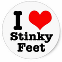 ilovestinkyfeet:“Are my feet stinky? I had to take these sneakers off, my feet are so sweaty. By the look of that big bulge in your pants I don’t think you mind if they’re stinky. Sniff&hellip;.sniff, my gosh they are very stinky! Come closer, smell