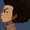 hueyfreemanonlyspeaksthetruth:  Regina King on voicing Huey and Riley Freeman in The Boondocks animated series