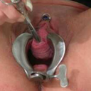 buttplug in her peehole