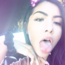 nvbianprincess:  upside-down snapchat love vid (and no, nvbianprincess is not our sc username)  Love her