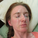 beautyandcum:  cumfacialabuse:  Cum facial abuse teem cumslut video. Fast stroking handjob cumshot leads to huge face full of thick cum.    Wow. Amazing facial and she gives it to herself.