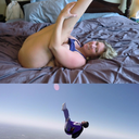 skydivecpl:  Here one of the BBC’s bends Mrs. Skydive over to fuck her from behind.