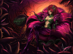 league-of-legends-sexy-girls:  zyra by thrankslash