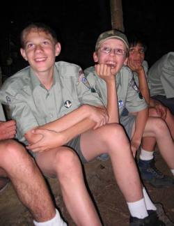 schboyshorts:  roverscout2:  Nice to see happy lads enjoying their scouting.  Nice 