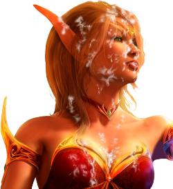 ardham-edits:  This Blood Elf got in trouble. Full Quality So, there’s not many females on warcraft cinematics, but this Blood elf has always been a highlight ever since TBC so I thought she needed an edit. The Siege of Orgrimmar had left the horde