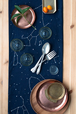 Scissorsandthread:  Constellation Table Runner | Design*Sponge Y’all Loved The