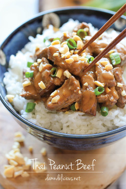 in-my-mouth:  Thai Peanut Beef