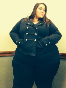 OOTD-Top and pants-Old Navy, Jacket-Lane Bryant, Necklace-Avenue. Â   Boberry@Bigcuties.com