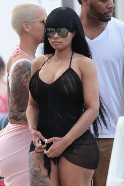 midnight-sun-rising:  shitinonyouhoe:  modelconnoisseur:  Blac Chyna &amp; Amber Rose!  Fav’s  Want them to be a couple for ever! 