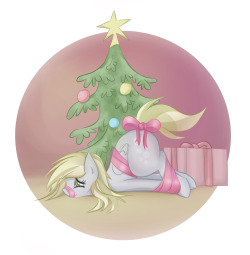 To Carrot Top, from Santa Claupse. Merry Christmas everypony &lt;3! Thank you for following the blog, and I hope you will all have nice holidays with lots of muffins! I love yous :3 I&rsquo;m going home for Christmas celebration with family. See you ponie