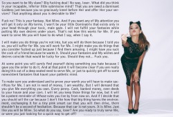 femdomcuriousme:(Ariana Grande)Request: “can you make one with Ariana Grande where she tells you how you need to  prove yourself to her just to be her slave and give her money, thanks  for doing all the captions again you’re making really good content”