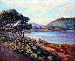 artist-guillaumin:  Agay Bay, 1910, Armand Guillauminhttps://www.wikiart.org/en/armand-guillaumin/agay-bay-1910