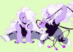 alyssaties:  Yo but Amethyst’s new outfit with an undercut tho 