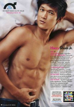 villain-lover:  Harry Shum Jr. as one of People’s Sexiest Men of the Year @theonlygaywaren 