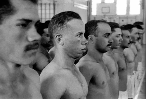 Frank Horvat, Recruits, officers&rsquo; school at Heliopolis, Cairo, Egypt, 1962. Nudes &amp; Noises  
