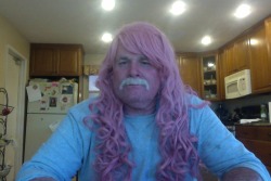 captaincroptop: peridotic:  gay-rocks-are-best-rocks:  captaincroptop:  “Gimmie that thing. I’ll show ya’ how to do it.” - My dad after seeing me taking selfies w/ my Rose Quartz wig   who is she     Aw it has returned  Welcome back to my blog,