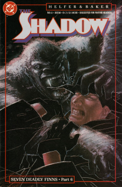 The Shadow, No. 13 (DC Comics, 1988). Cover art by Kyle Baker.From Anarchy Records in Nottingham.