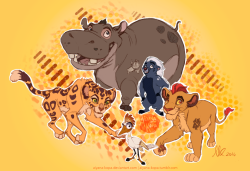 aiyana-kopa: Look Out Here Comes The Lion Guard Kion, Fuli, Beshte, Ono, Bunga, Jasiri © DisneyArt © Aiyana-Kopa 