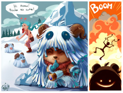 philiera:  Teemo on poro skin XD for league of legends contest
