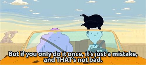 soulpunchftw:  buzzfeedgeeky:  davedash:  This is a kids show.  ADVENTURE TIME LAYING