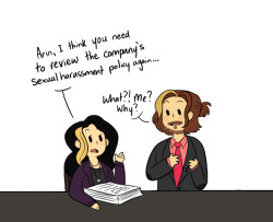 egobuzz:  Game Grumps office AU: aka Arin would never survive the rules of a regular 9-5 office job  