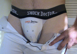 dawgman:  shock doctor cup 