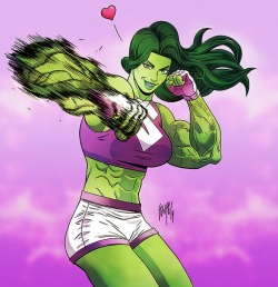 felipesmithart:  ink-imp-sketch:  elrincondekaisermilan:  She-Hulk by Felipe Smith (via Multiversity Comics » Art Of The Week: Week Of 05/14/2014)  Damn, Felipe! Those veins look goooooood!  Thank you! Just the veins? Lol! 