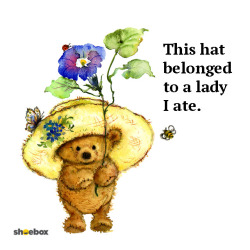 officialshoebox:  A tiny poem by a tiny bear.